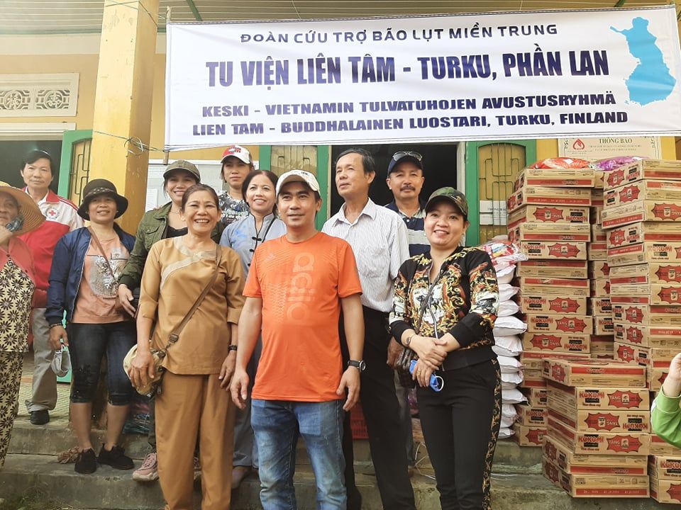 Đoàn cứu trợ Tu Viện Liên Tâm đến Nam Giang, Quảng Nam