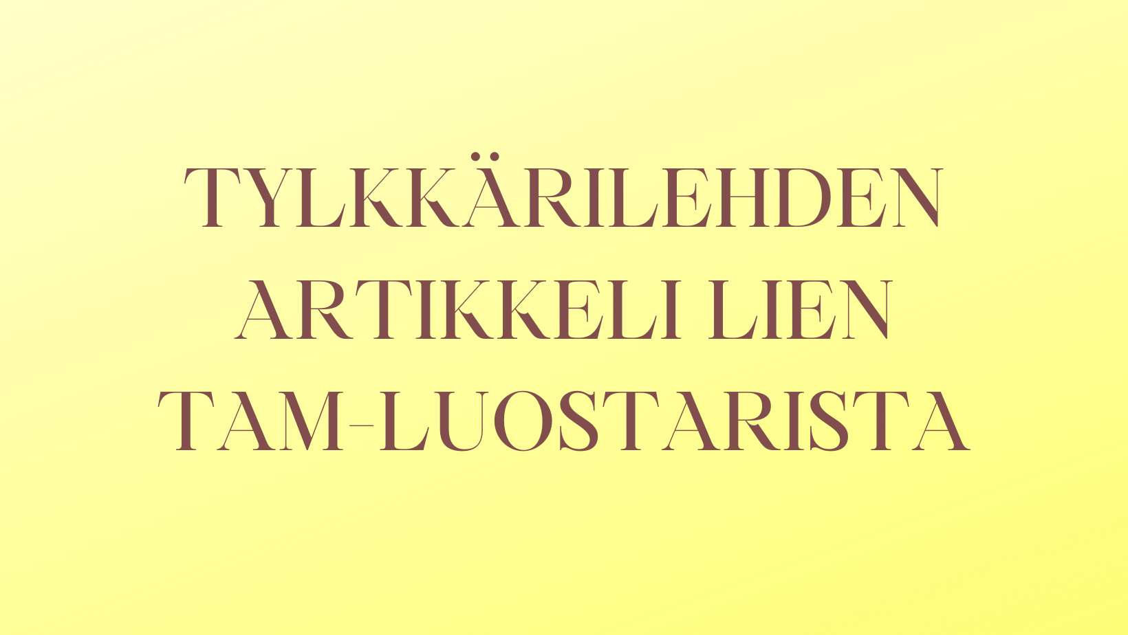 Buddhalaismunkkina Turun reunalla/Tylkkäri 03/2022